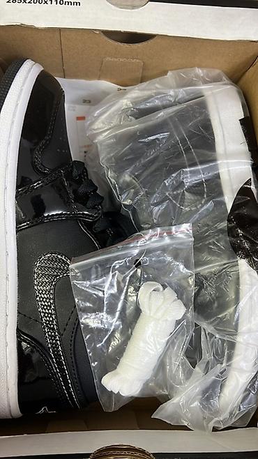 Мужские кроссовки, 37.5, Air Jordan, Новый, цвет - Черный, Самовывоз, Платная доставка