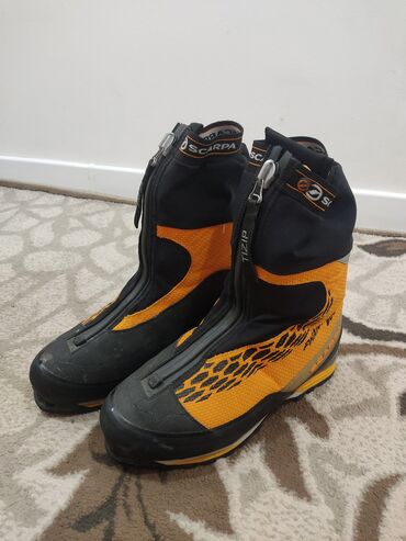 мужской ботинка: Scarpa Phantom 6000 Ботинки для высотного альпинизма. Ботинки для