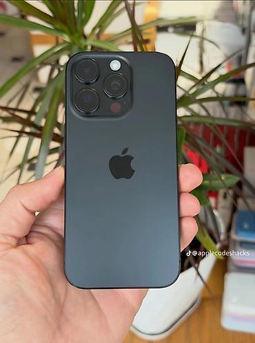 IPhone 16 Pro, 256 GB, Qara, Zəmanət, Barmaq izi, Face ID