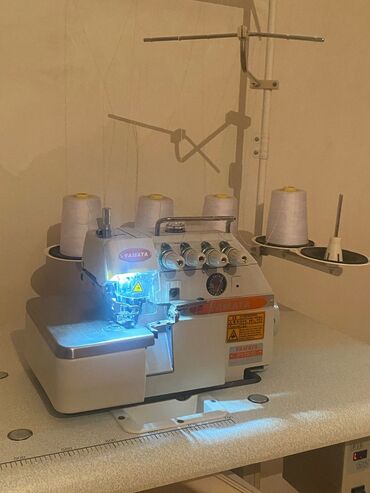 sessiz aspirator: Швейная машина Yamata, Оверлок, 4-нитка