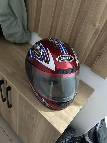 5 4: Полноразмерный мотоциклетный шлем SAFE Helmet. - Тип: интеграл — 1