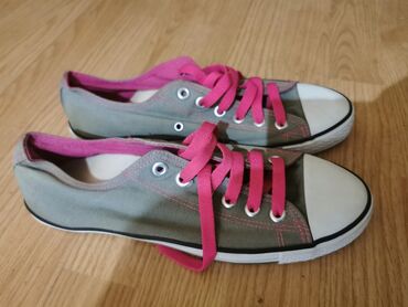patika cipela kombinacija platno eko koza stiklacmm: Converse, 41, color - Grey