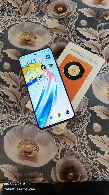 honor qulaqcıq: Honor X9b, 256 GB, rəng - Narıncı, Barmaq izi — 2