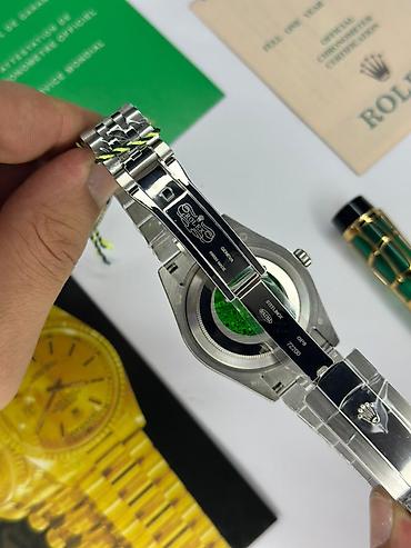Личные вещи: Новый, Наручные часы, Rolex, цвет - Серый — 5