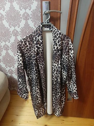 partalar: Leopar naxışlı qadın kimono/uzun pencək - Dizayn: Qəhvəyi-qara-bej — 1