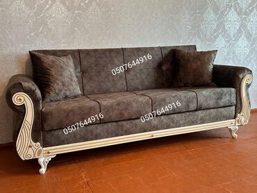 Sifarişlə divanlar: Divan, Qonaq otağı üçün, Parça, Bazalı, Açılan — 6