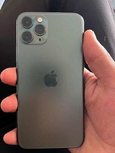 iphone 11 pro qara: IPhone 11 Pro, Matte Midnight Green, Face ID — 2