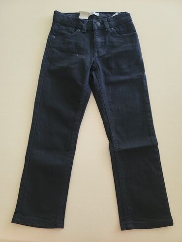 детские джинсы для девочки: Джинсы и брюки, цвет - Черный, Новый