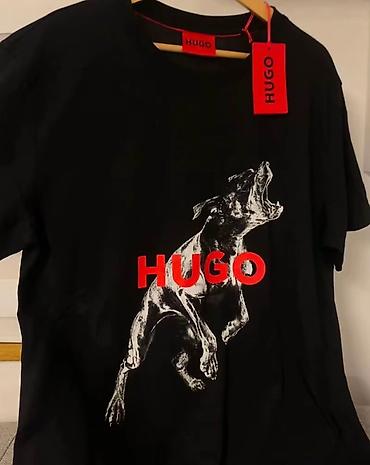 Muška odeća: HUGO muška majica kratkih rukava - Model: crna T-shirt sa okruglim — 4
