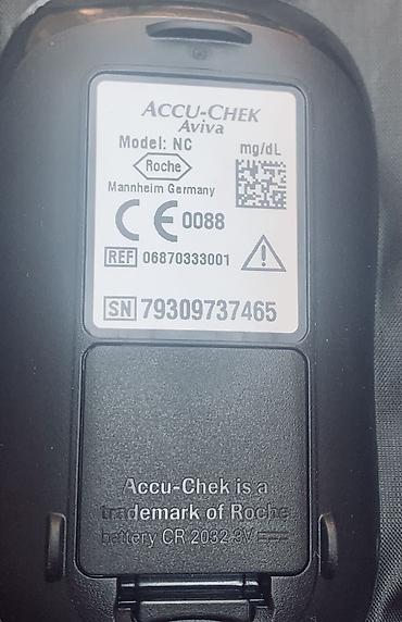 Qlükometrlər: Глюкометр (Səkər Aparatı) Accu-Chek Aviva Təmiz Almaniya məhsulu — 2