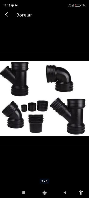 Truba: Su üçün Yeni Plastik Sənayə trubası, Pulsuz çatdırılma, Ödənişli çatdırılma, Ödənişli quraşdırma — 23