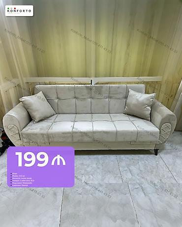 yorga: Divan – 210 sm - Mexanizm: açılan, bazalı - Yaslanacaq: 2 yastıq — 1