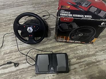 deepcool matrex: Игровой руль Logitech Formula Vibration Feedback Wheel для ПК — 1