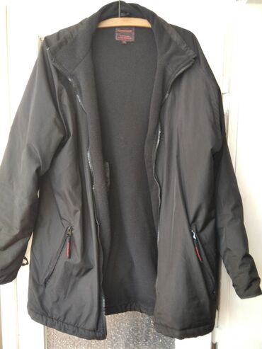 nike down fill jakna: Transitional jacket, M (EU 50), color - Black