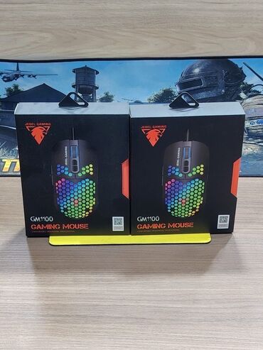 kompyuter hissələri: JBGEL GM1100 oyun siçanı, dinamik rəngli RGB işıqlandırma ilə təchiz