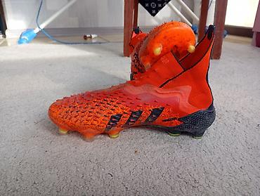predator бутсы: Мужские кроссовки, 39, Adidas, Б/у, цвет - Красный, Платная доставка, Самовывоз — 2
