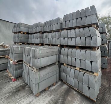 Дорожные бордюры: Дорожный бордюр, Прессованный, Бетонный, Новый — 5