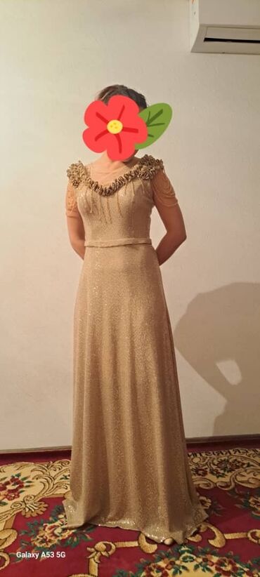 Вечерние платья: Вечернее платье, А-силуэт, 42 (S), Рукава: Кружевные, Закрытое декольте — 5