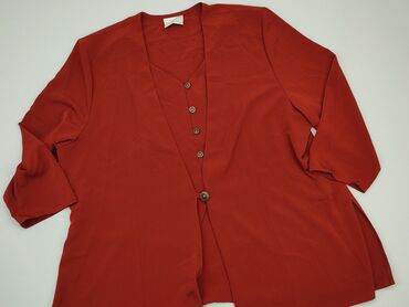 czerwone bluzki wieczorowe: Bluzka Damska, 6XL, stan - Dobry