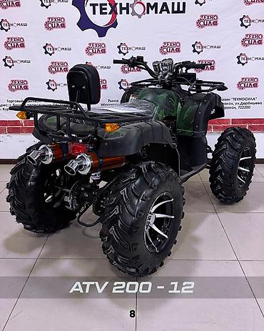Квадроциклы: Квадроцикл Бензин, 200 куб. см, Взрослый — 9
