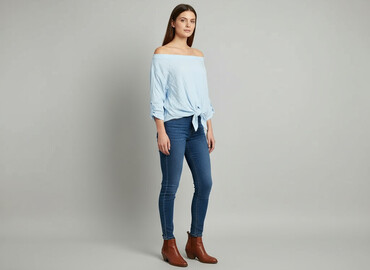 modne bluzki plus size: Amisu, Жіноча блуза, розмір L