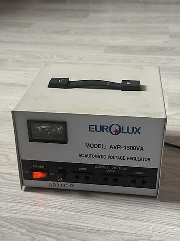 İşləkdir 40 azn qiymət EUROLUX AVR-1500VA – AC Automatic Voltage