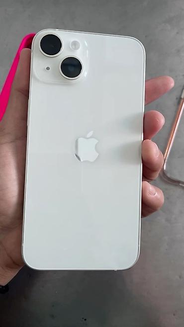 ora iq: IPhone 13, Б/у, 128 ГБ, Белый, Чехол, 100 % — 1