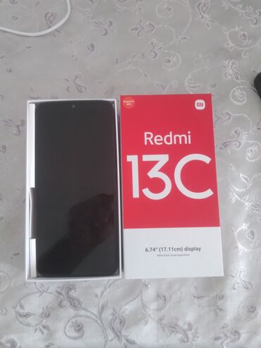 телефон fly 132: Redmi 13C, 128 ГБ, цвет - Черный, Отпечаток пальца