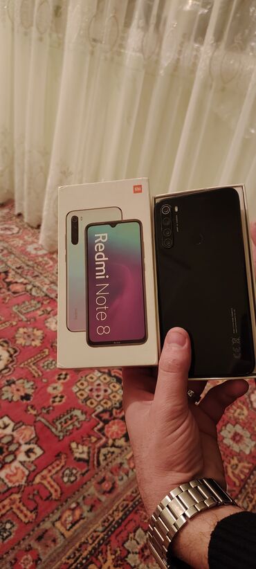 redmi note 8 pro qiymeti kontakt home: Xiaomi Redmi Note 8, 64 GB, rəng - Qara, 
 Sensor, Barmaq izi, İki sim kartlı