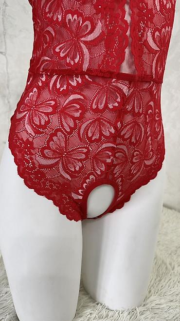 Боди: Кружевное боди с открытым шагом Размеры- S,M,L, XL - Модель: кружевной — 5