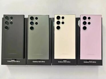 Apple iPhone: Samsung Galaxy S23 Ultra, Новый, 256 ГБ, цвет - Черный, В рассрочку, eSIM