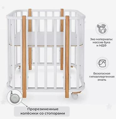 bunk bed: Растущая кроватка-трансформер в скандинавском стиле. Белая с — 5