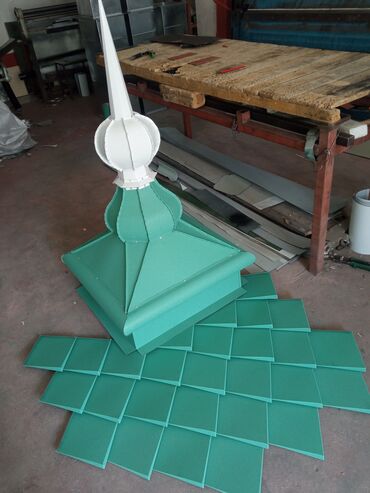 Digər dam örtükləri: Kumbezlerin hazirlanmasi — 5