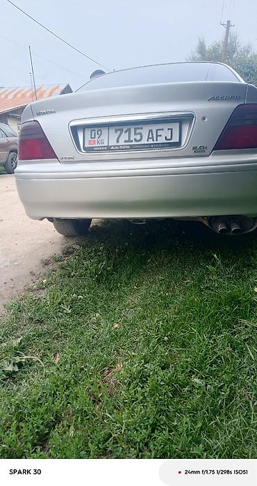 авто прод: Honda Accord: 1999 г., 2.1 л, Седан — 1