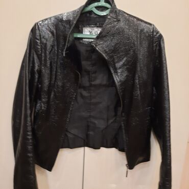 Верхняя одежда: Кожаная куртка, Косуха, Укороченная модель, S (EU 36)