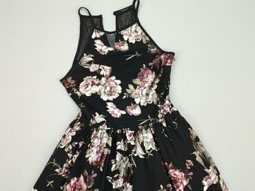 różowa sukienki w kwiaty: Sukienka, S, Mohito, stan - Idealny