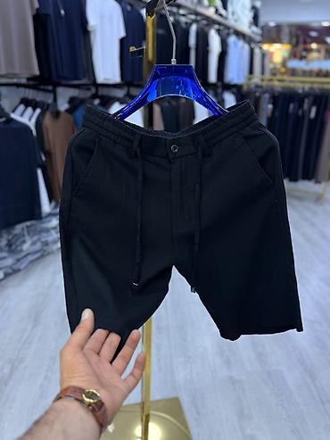 yeni model koftalar: Kişi şortları – yüngül və nəfəsalan parça - Model: klassik düz kəsim — 5