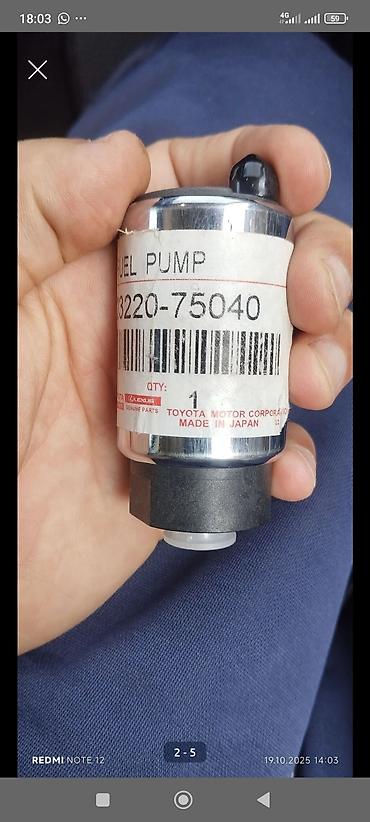 Ehtiyat hissələri: Orginal Toyota/Lexus üçün orijinal yanacaq nasosu (Fuel Pump). Etiket — 1