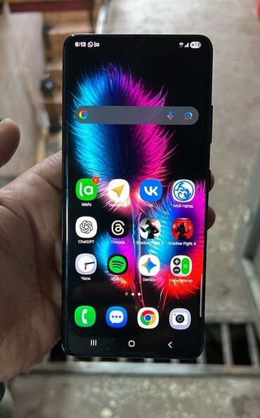 реплика айфон 11 про макс: Samsung Galaxy S21 Ultra 5G, Колдонулган, 128 ГБ, түсү - Кара, 2 SIM