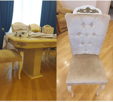 Digər biznes avadanlığı: Qonaq otağı üçün, İşlənmiş, Dördbucaq masa, 6 stul lalafo.az -da Digər biznes avadanlığı: Qonaq otağı üçün, İşlənmiş, Dördbucaq masa, 6 stul