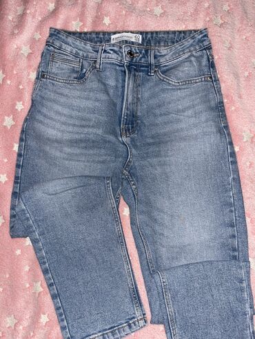 narandzaste pantalone kombinacije: Stradivarius farmerice, mom jeans, velicina 40🌸