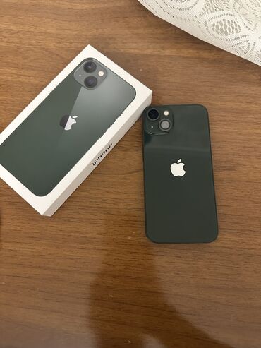 ayfon telefon zengleri: IPhone 13, 128 GB, Yaşıl, Barmaq izi, Face ID, Sənədlərlə