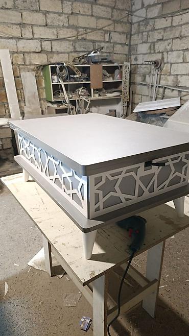 Açılan mexanizimli dekorativ orta stol - Material: MDF/LDSP
