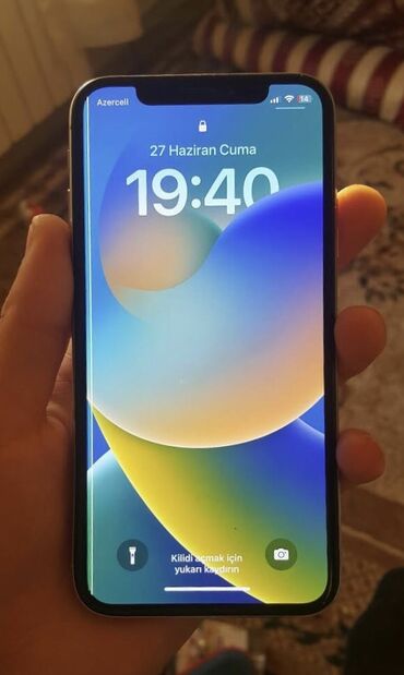 i̇phon x: IPhone X, 64 GB, Ağ
