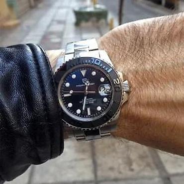 Ručni satovi: PAGANI DESIGN PD-1651 - Crno/Plava -Rolex YACHT MASTER Potpuno nov — 12