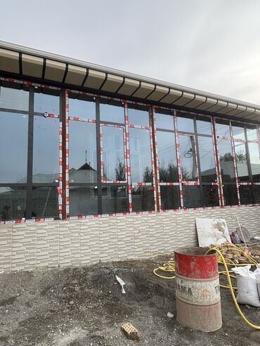 Пластиковые окна на заказ: Пластиктен эшик терезе витраждар Алюминийден эшик фосат понарама Биз — 13