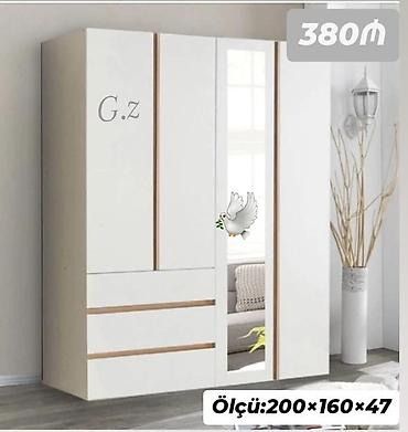 qapi taxta: Yeni, 3 qapılı, Siyirməli, Ağ, Açılan, Düz dolab — 1