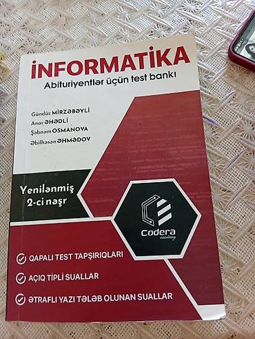 codera informatika pdf 2025: Məhsul: “İnformatika – Abituriyentlər üçün test bankı” (Codera — 1
