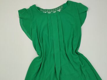 zielona welurowa sukienki: Sukienka, M, stan - Dobry