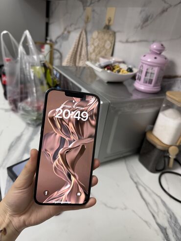 Apple iPhone: IPhone 13 Pro Max, Б/у, 256 ГБ, Голубой, Защитное стекло, Чехол, Коробка, 83 %